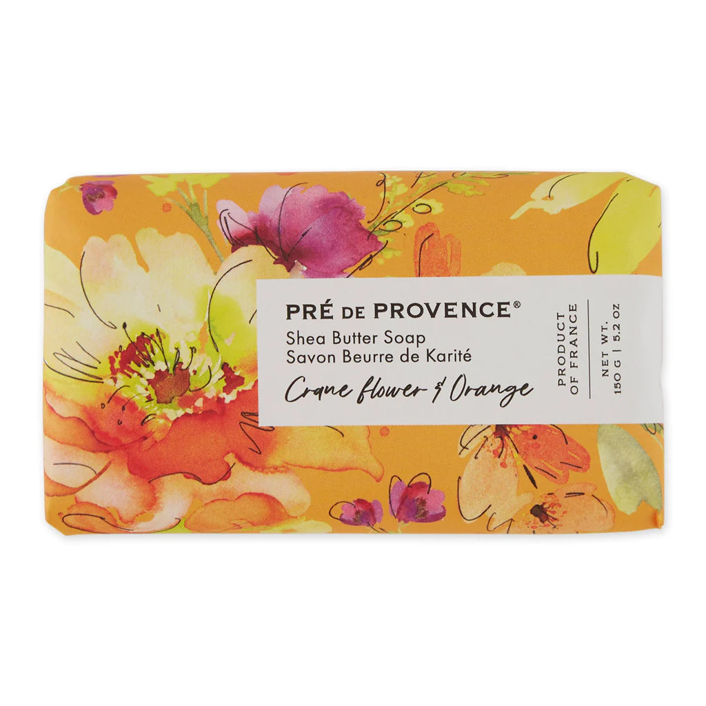 Crane Flower & Orange Soap Bar (150g)