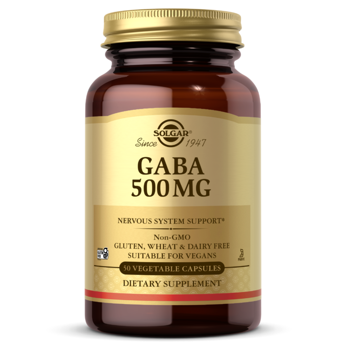 GABA 500 MG VEGETABLE CAPSULES