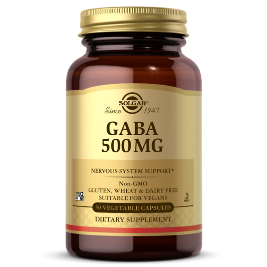 GABA 500 MG VEGETABLE CAPSULES